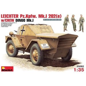 Mini Art Maquette Leichter Pz kpfw MK 1 202e avec équipage 3 figurines