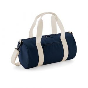 Bagbase - Petit sac polochon (Taille unique) (Bleu marine/Blanc cassé) - UTBC3662