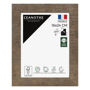 Ceanothe Cadre photo Fauve 18x24 cm - Marron clair