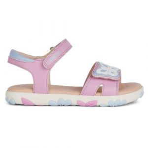 Geox J Sandal Haiti Girl, DK Pink Sky, 26 EU