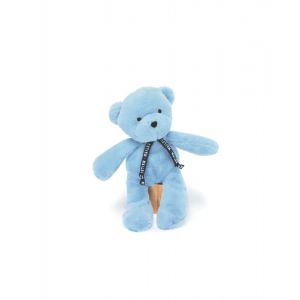 Image de Petite Peluche Ours Dorlotin - Bleu - Maïlou Tradition