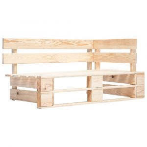 Banc de jardin meuble de patio d exterieur terrasse d angle 110 x 65 x 55 cm palette de jardin bois