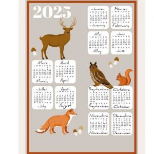 Tradilinge Torchons calendrier 2025 - plusieurs modèles