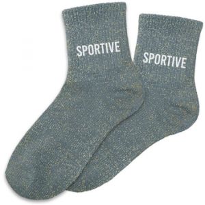 Image de Sud trading Chaussettes Paire de chaussettes grises paillet&eacute;es Sportive - Couleur 36 / 41 - Taille Gris