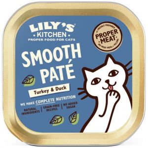 Image de Lily's Kitchen Smooth Paté Dinde et Canard pour Chats 85 gr