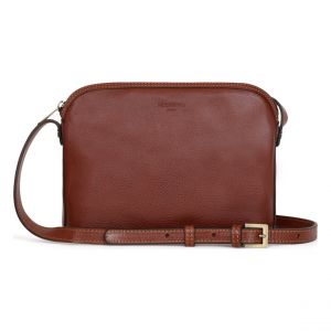 Hexagona Sac Bandouliere République - Couleur Unique - Taille Marron