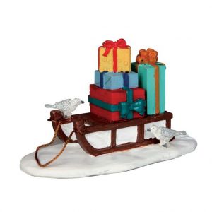 Lemax Traineau avec cadeaux 9 x 0.6 x 3.5 cm