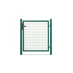 Portillon grillag&eacute; en acier galvanis&eacute; maille 100 x 50 passage 1m x 1m00 Vert
