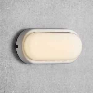 Image de Nordlux Applique murale extérieure LED intégrée Cuba Bright ovale 1600 lm 14W blanc neutre blanc