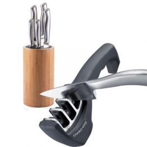 COOKIT Magnetic Trio, aiguiseur à couteaux 3 lames aimanté …