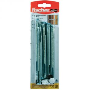 Image de Fischer 88682 - Lot de 6 fixations métalliques pour cadres F10 M 132 B