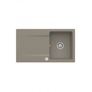 Image de Villeroy & Boch Evier 1 bac Siluet 50, timber ceramicplus, avec vidage manuel