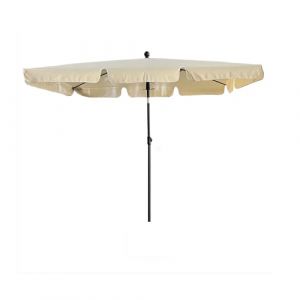 Parasol de plage FLOKS avec protection UV beige, Poids 2,8 kg Dimensions L200xl123xH235 cm