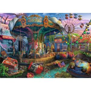 Ravensburger Puzzle 1000 pi&egrave;ces : F&ecirc;te foraine lugubre