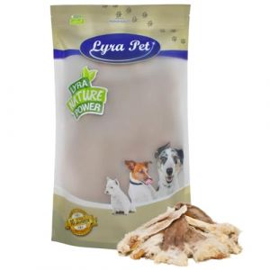 1 kg d'oreilles de lapin Lyra Pet avec fourrure