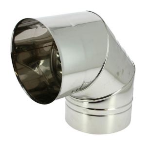 Image de Ten Coude inox 304 3 parties 90° O200