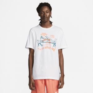 Nike Sportswear Moving T-Shirt, White - Taille S