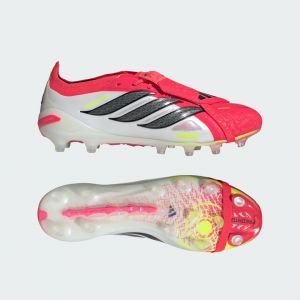 Adidas Predator Elite Fold-over Tongue AG Born For Goals - Lucid Red/Noir/Blanc PR&Eacute;-COMMANDE - Herbe synth&eacute;tique (AG), pointure 37⅓ - ['Rouge'] - Taille 37⅓