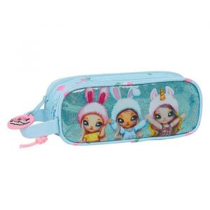 Image de Safta Trousse rectangulaire Na ! Na ! Na ! Surprise Blue Rabbit 21 CM - 2 cpt