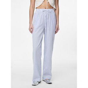 Pieces Pantalon loose string en coton Sally bleu Esme
