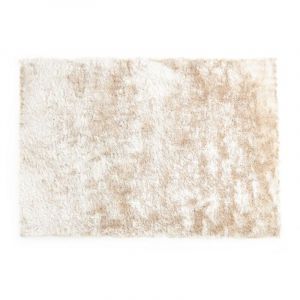 Tapis shaggy à poils longs ultra doux - 200 x 290 cm - Beige - DOLCE