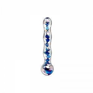 Image de Pipedream Gode en verre ondulé n°8 par Icicles