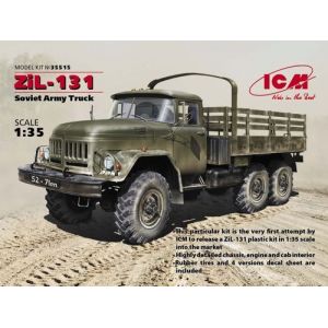 Image de ICM Maquette Véhicule Zil-131 Soviet Army Truck