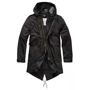 Brandit M51 US Parka Homme, Noir, XXXXXL