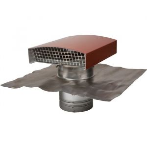 Anjos ventilation Sortie de toit finition tuile - Pour VMC double flux - Ø 150 mm