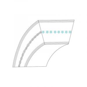 MTD France Courroie trapézoïdale 75404244A - 754-04244A