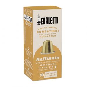 Bialetti Café Capsules compatibles Nespresso - Raffinato - 10 Capsules