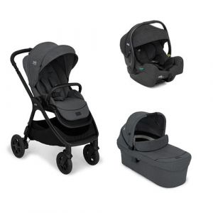 JOIE - Poussette Trio Finiti Ebony Siege-auto Gr0 I-gemm 3 Shale Nacelle Ramble Xl Ebo