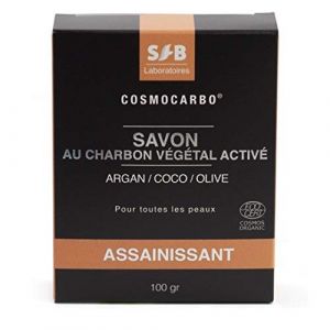 Sfb laboratoire Savon au Charbon Végétal Activé - Argan Coco Olive