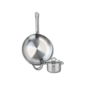 Elo Ensemble de 1 Po&ecirc;le de cuisson 32 cm et 1 faitout 14 cm Profi Citrin