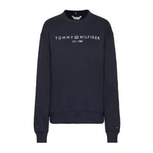 Tommy Hilfiger Sweat Noir Femme Corp Logo