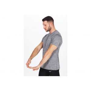 Mizuno Impulse Core T-shirt course à pied Homme, gris S T-Shirts Running