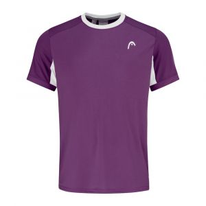 Head Slice T-shirt Hommes - Violet, Blanc