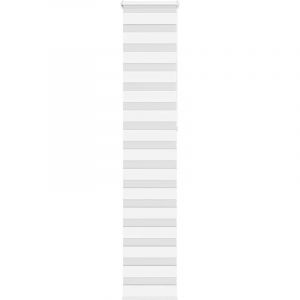 VidaXL Store zèbre blanc 40x230 cm largeur du tissu 35,9 cm polyester
