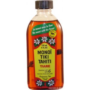 Tiki Monoï tahiti tiaré - Protection solaire SPF6