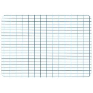 Maped P 5818.00 - Ardoise effacable a sec, 1 face unie / 1 face grand carreaux 19x2