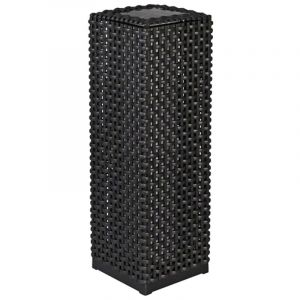 Luxform Lampe LED solaire de jardin Martinique Noir 47 cm 30041