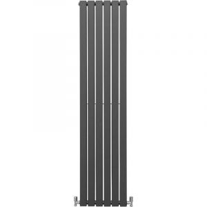 Monster shop Radiateur Plat Gris Anthracite 180 cm x 42 cm Salle de Bain Radiateur Mural Chauffage Central Design Scandinave