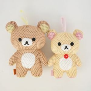 Rilakkuma & Korilakkuma Bath Sponge Rilakkuma (100 x 78 x 150mm)