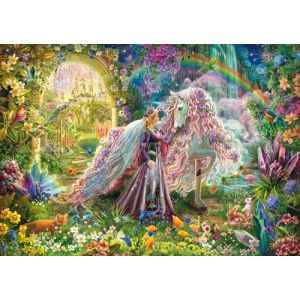 Schmidt Spiele 59718 Voyage onirique avec Une Licorne, Puzzle de 500 pièces