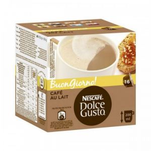 Capsules de café avec étui Nescafé Dolce Gusto 65835 Au Lait (16 uds)