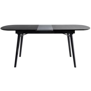 Image de Miliboo Table à manger extensible bois noir et gris L150-180 cm SHELDON