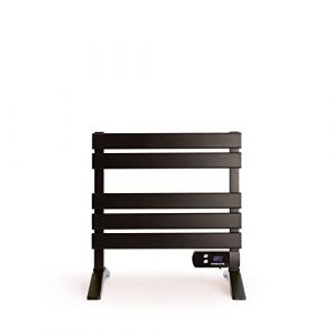 Warm towel mini 150w - sèche-serviettes électrique sur pied - noir