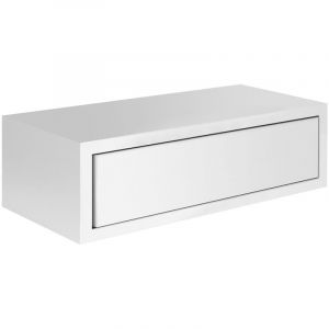 Modularredo - Tiroir suspendu moderne pour entr&eacute;e salon bureau et chambre Lego Couleur: Blanc