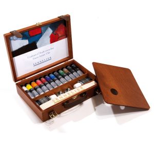 Sennelier Coffret bois peinture huile extra-fine 40 ml par 12