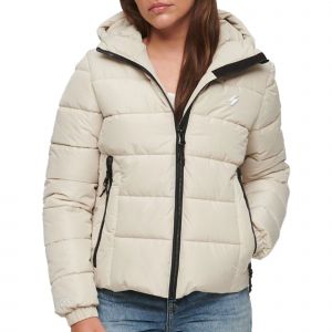 Superdry Doudounes HOODED SPIRIT SPORTS PUFFER Beige - Taille FR 38,FR 40,FR 42,FR 44,FR 36